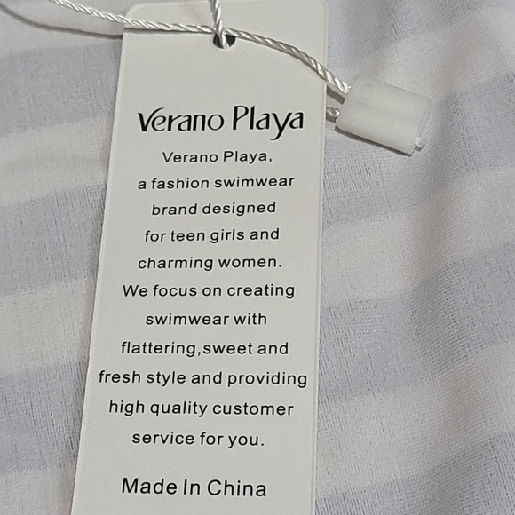 Verano Playa striped bikini bottoms size XL - Picture 3 of 5